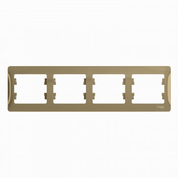 Рамка Титан 4-постовая Systeme Electric (Schneider Electric) Glossa GSL000404 фото