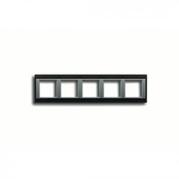 AP585ANTAL Рамка A Plus Антрацит / Алюминий 5-постовая Jung фото