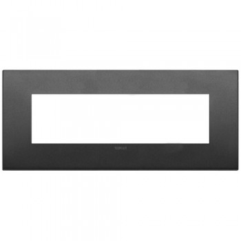 19657.01 Рамка Arke Classic Графит матовый 7 модулей Vimar фото