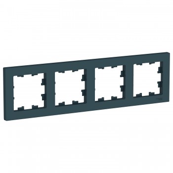 Рамка Изумрудный 4-постовая Systeme Electric (Schneider Electric) AtlasDesign ATN000804 фото