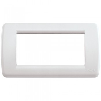 16764.04 Рамка Idea Rondo Белый 4 модуля Vimar фото