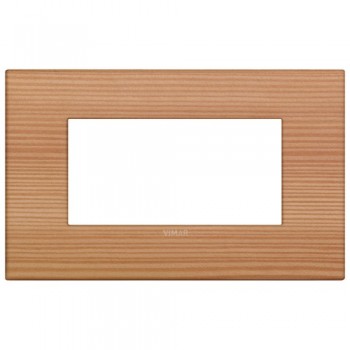 19654.43 Рамка Arke Classic Лиственница 4 модуля Vimar фото