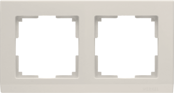 W0021803 Рамка на 2 поста (слоновая кость) Stark Werkel a050920 фото