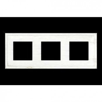 FD01243BD Рамка Provence White Decape 3-постовая Fede фото