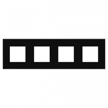 Рамка Черный квадрат 8 модулей DKC Avanti 4402908 фото