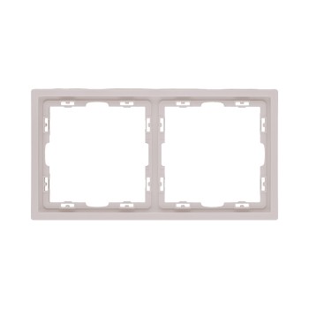 Рамка 2-кратная кашемир матовый Kollinger Eclipse EC2CM фото