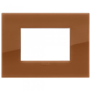 19653.62 Рамка Arke Classic карамельный 3 модуль Vimar фото