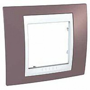 MGU6.002.876 Рамка Unica Хамелеон Лиловый / Белый 1-постовая Schneider Electric фото