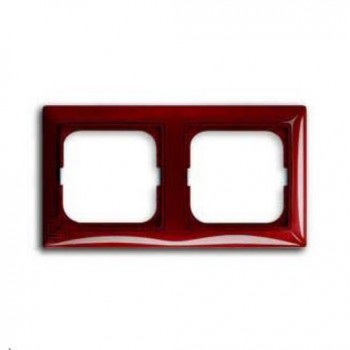 2512-97-507 Рамка Basic 55 Foyer-red 2-постовая ABB фото