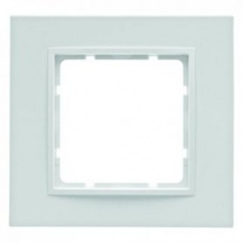 10116919 Рамка B.7 Полярная белизна 1-постовая Berker фото