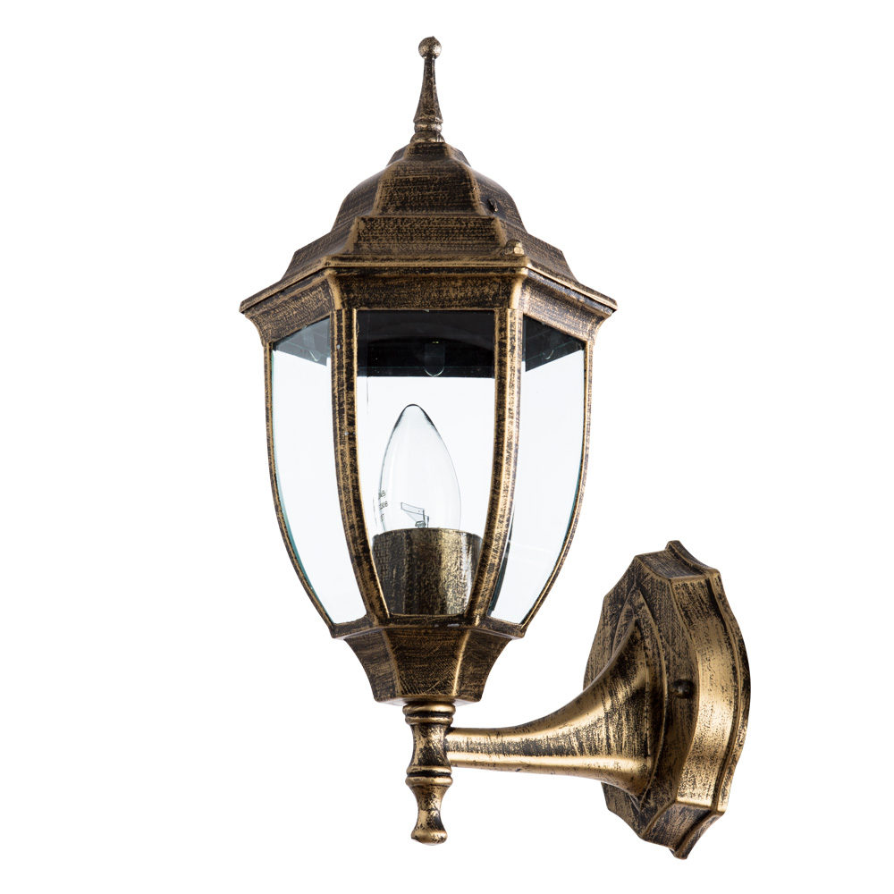 

Уличный настенный светильник Arte Lamp Pegasus A3151AL-1BN, Золотой, Pegasus A3151AL-1BN