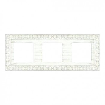 FD01223BD Рамка Provence White Decape 3-постовая Fede фото