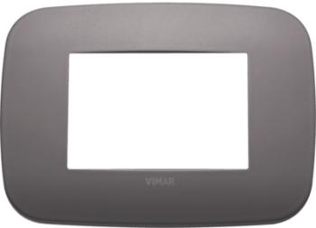 19683.29 Рамка Arke Round Никель темный 3-модульная Vimar фото