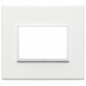 21653.41 Рамка Eikon Evo Белый горный лед 3-модульная Vimar фото