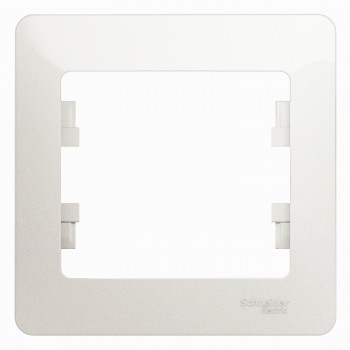 Рамка Перламутр 1-постовая Systeme Electric (Schneider Electric) Glossa GSL000601 фото