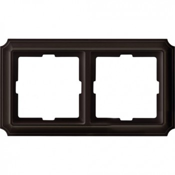 MTN4020-4715 Рамка Antik Коричневый 2-постовая Merten фото