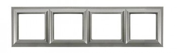 EPS484AL Рамка ECO Profi Standart Алюминий 4-постовая гор/верт. Jung фото