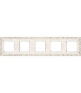 FD01225BD Рамка Provence White Decape 5-постовая Fede фото