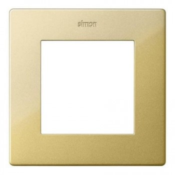 2400610-066 Рамка на 1 пост, золото Simon 24 фото