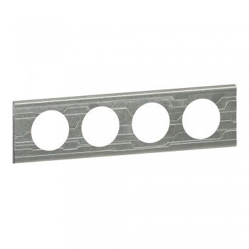 069044 Рамка Celiane Металл Техно 4-постовая Legrand фото