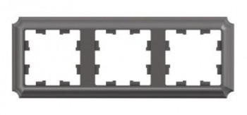 3-постовая рамка, цвет мокко Systeme Electric (Schneider Electric) AtlasDesign Antique ATN100603 фото