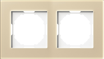 Рамка 2-я, шампань стекло Donel A07 NATURAL DEN212GC фото