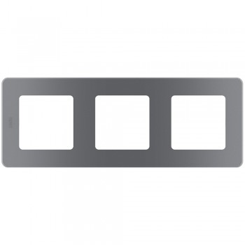 Рамка - 3 поста Дымчатый Legrand INSPIRIA 673957 фото