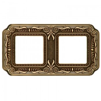 FD01362PB Рамка Firenze Bright Patina 2-постовая Fede фото