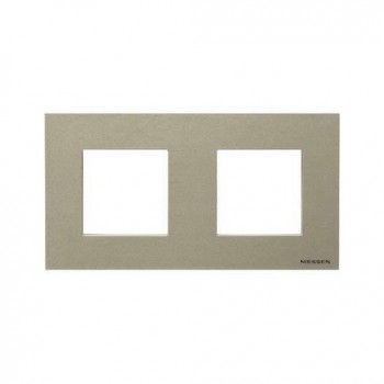 N2272 CV Рамка Zenit Шампань 2-постовая ABB фото