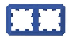 2-постовая рамка аквамарин Systeme Electric (Schneider Electric) AtlasDesign Antique ATN101102 фото