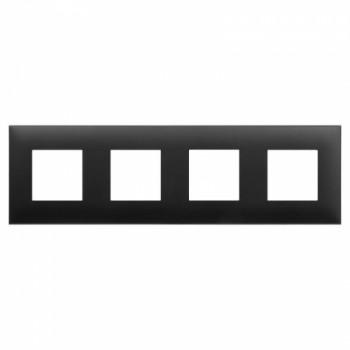 Рамка ARTLEBEDEV Черный матовый 8 модулей DKC Avanti 4412908 фото