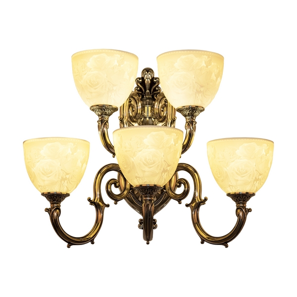 

Бра 7203 7203B16/3+2/210 NB P1 U Rose Bohemia, Золотой, 7203 7203B16/3+2/210 NB P1 U Rose