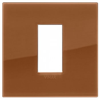 19641.62 Рамка Arke Classic карамельный 1 модуль Vimar фото