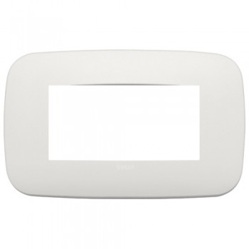 19684.25 Рамка Arke Round Жемчужный матовый 4 модуля Vimar фото