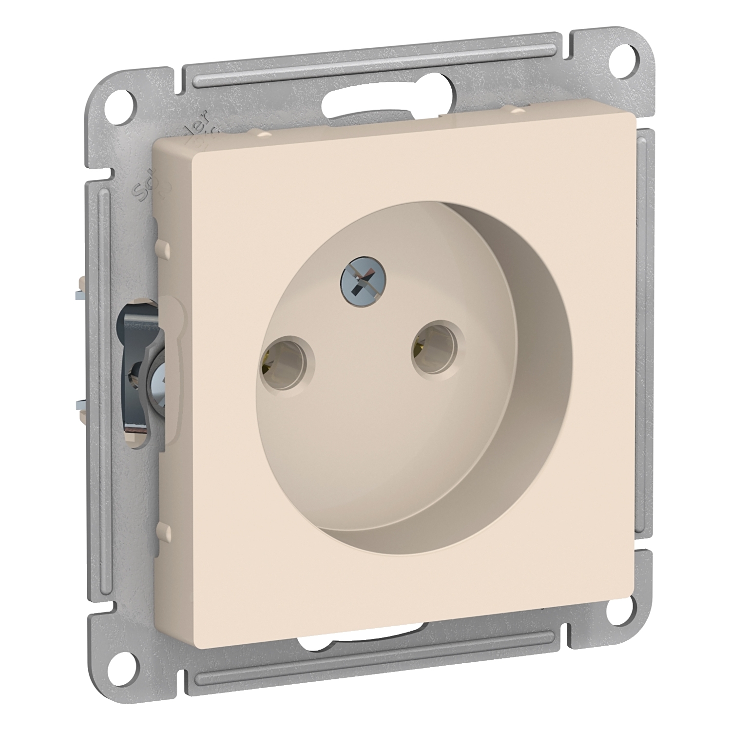 

ATN000241 Atlasdesign Розетка без заземления, 16А, механизм, Бежевый Schneider Electric, Atlasdesign ATN000241