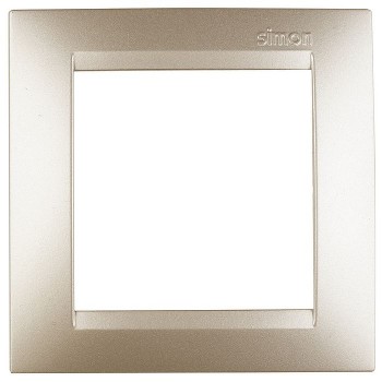1500610-034 Рамка универсальная, 1 пост, шампань Simon 15 фото