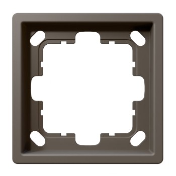 Рамка серия FD 1-постовая,  FD-Series матовый Тауп (soft touch) Jasmart FD1001PTM фото