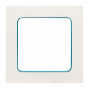 Рамка 1-ая Белый, синяя линия EKF Стокгольм EXM-G-304-30 фото