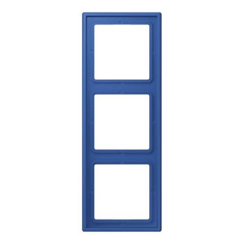 LC9834320K Рамка Les Couleurs Le Corbusier Blue outremer 3-постовая Jung фото