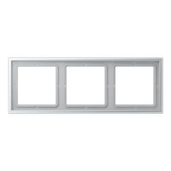 LSZAL983BF Рамка LS ZERO Алюминий 3-постовая Jung фото