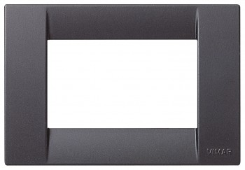 16743.D.16 Рамка Idea Classica Черный шелк 3-модульная Vimar фото