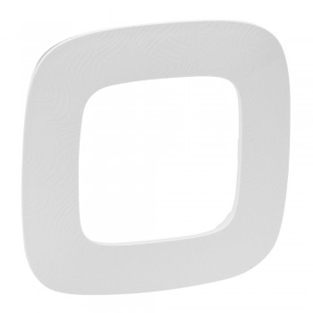 754371 Рамка Valena Allure Тиснение белый 1-постовая Legrand фото