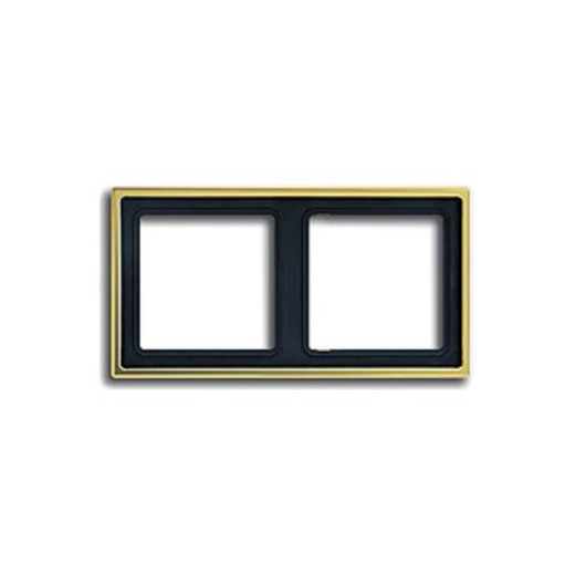 

GO2982 Рамка LS 990 Блеск золота 2-постовая Jung, LS 990 GO2982