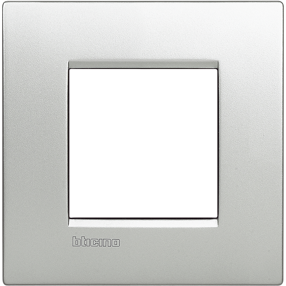 

LNC4802TE Рамка LivingLight Air Алюминий 1 модуль Bticino, LivingLight Air LNC4802TE