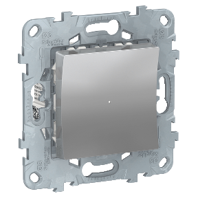 

NU551530 LED светорегулятор Wiser нажимной, универсальный 7-200Вт, Алюминий Schneider Electric, Unica Studio NU551530