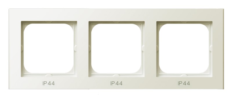 

RH-3R/27 Рамка Ospel Sonata Бежевый 3-постовая для выключатель IP-44, RH-3R/27