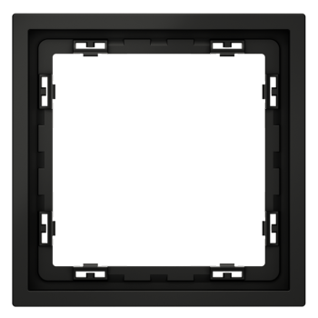 Рамка на 1 пост, черный матовый Voltum S70 VLS100108 фото