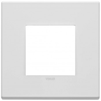 22642.01 Рамка Eikon EXE Белый матовый 2-модульная Vimar фото