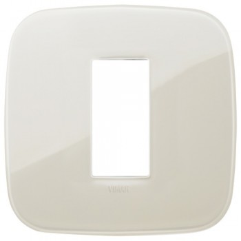 19671.67 Рамка Arke Round слоновая кость 1 модуль Vimar фото