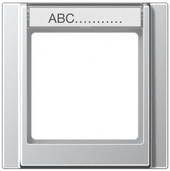 A581NAAL Рамка с шильдиком A 500 Алюминий 1-постовая Jung фото